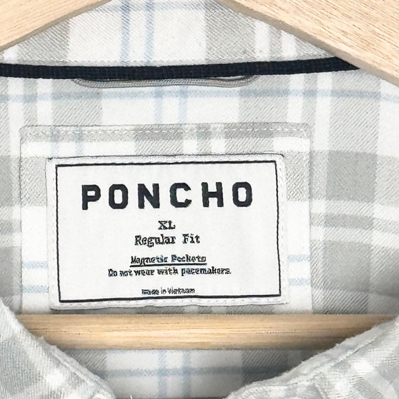 Poncho The Snowcat Utility Style Flannel Men's Sz XL - Picture 6 of 11
